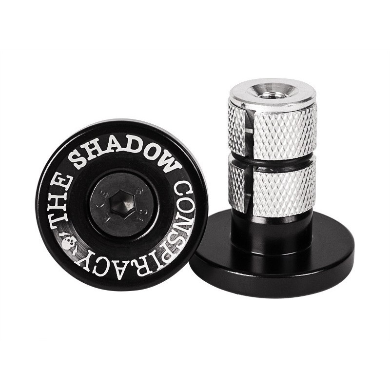 EMBOUTS DE POIGNEES SHADOW DEADBOLT NOIR